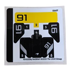 LEGO Sticker voor set 30657