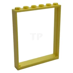 LEGO Fenêtre 1 x 6 x 6 Front plat