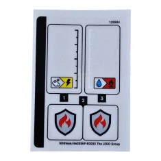 LEGO Pegatina para Set 60374