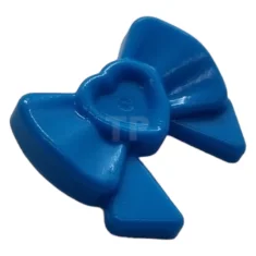 LEGO Hair Decoration, Bow with Heart, Long Ribbon and Pin