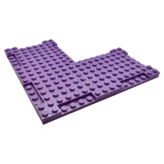 LEGO Brick, Modified Corner 16 x 16 x 2/3 with 7…