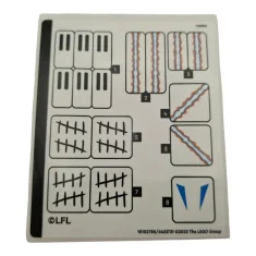 LEGO Sticker voor set 75349