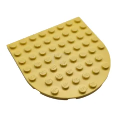 LEGO Plate, Round 8 x 8 Rounded End