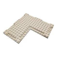 LEGO Brick, Modified Corner 16 x 16 x 2/3 with 7…