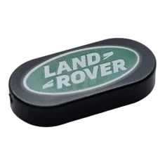 LEGO Tile, Round 1 x 2 Oval with Land Rover Logo…