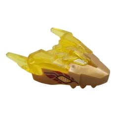 LEGO Testa di drago (Ninjago) con mascella superiore e corna, volto…