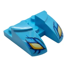 LEGO Wedge 3 x 3 Curved with Cutout and Dragon Eye…