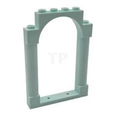 LEGO Frame 1 x 6 x 7 afgerond met pilaren