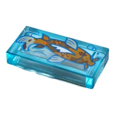 LEGO Tile 1 x 2 with Koi Fish Pattern
