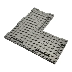 LEGO Brick, Modified Corner 16 x 16 x 2/3 with 7…