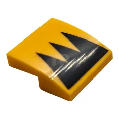 LEGO Slope 2 x 2 x 2/3 Curved with Zigzag Pattern