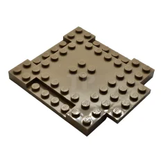 LEGO Stein, modifiziert 8 x 8 mit 1 x 4 Vertiefungen…