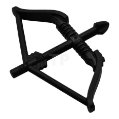 LEGO Minifigure, Weapon Bow, Recurve with Wide Flat Limbs, Arrow Drawn