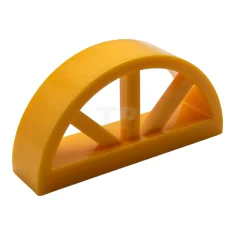 LEGO Venster 1 x 4 x 1 2/3 met geribbelde, afgeronde…