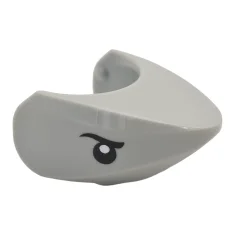 LEGO Shark Head with Rounded Nose with Black Eyes and White…
