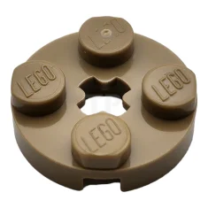 LEGO Piastra 2 x 2 rotonda con foro per l'asse