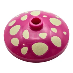 LEGO Dish 3 x 3 Inverted (Radar) with Yellowish Green Mushroom…