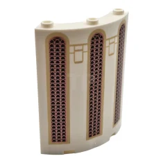 LEGO Cylinder Quarter 4 x 4 x 6 with Arched Windows…