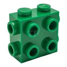 LEGO Baksteen, aangepast 1 x 2 x 1 2/3 met noppen…