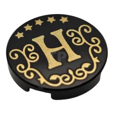 LEGO Tile 2 x 2 Round with Bottom O and Capital…