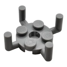 LEGO Plate, Round 2 x 2 with Pin Hole and 4…