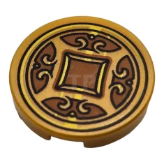 LEGO Tile 2 x 2 Round with Bottom O and Coin…