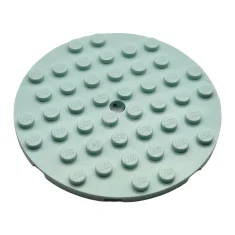 LEGO Plate 8 x 8 Round with Hole