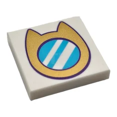 LEGO Piastrelle 2 x 2 con finestra ad oblò con motivo…