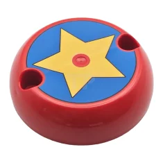 LEGO Cylinder Hemisphere 7 x 7 Flat (Pod Half) with 2…