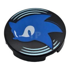 LEGO Tile 2 x 2 Round with Bottom O and Vinyl…