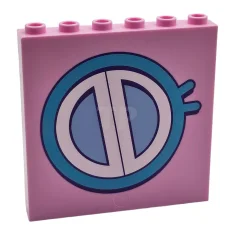 LEGO Panel 1 x 6 x 5 with Round Window Pattern…