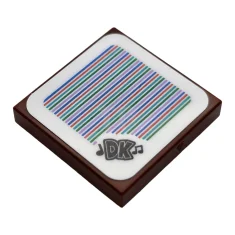 LEGO Tile 2 x 2 with Super Mario Scanner Code 'DK'…