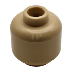 LEGO Minifigura, testa (liscia) - Borchie ventilate