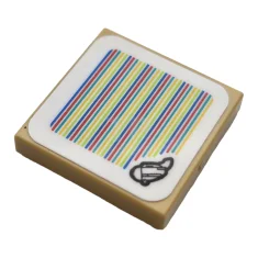 LEGO Carreau 2 x 2 avec motif avion Super Mario Scanner…