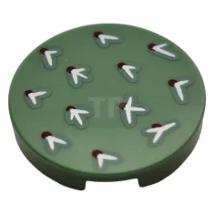 LEGO Tile 2 x 2 Round with Bottom O and Cactus…