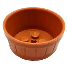 LEGO Container, Barrel Half Large with Axle Hole