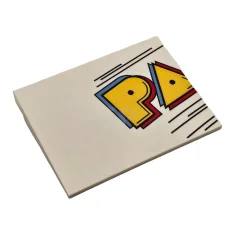 LEGO Pendenza 10 6 x 8 con segno PAC-MAN a sinistra,…