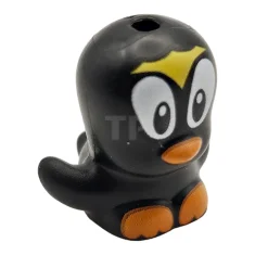 LEGO Vogel, kuiken met open vleugels met grote zwart-witte ogen, gele…