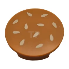 LEGO Tile 2 x 2 Round with Bottom O and Sesame…