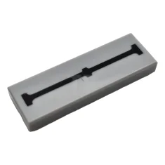 LEGO Tile 1 x 3 with Castle Arrowslit Pattern