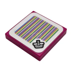 LEGO Tile 2 x 2 with Super Mario Scanner Code Shopping…