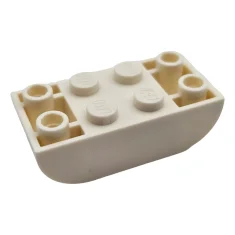 LEGO Dakpan, gebogen 4 x 2 Dubbel omgekeerd