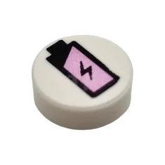 LEGO Carreau 1 x 1 rond avec motif de charge de…