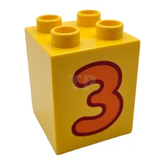 LEGO Duplo, Ladrillo 2 x 2 x 2 con el Número…