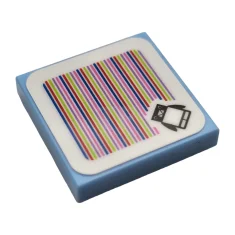 LEGO Tile 2 x 2 with Super Mario Scanner Code Penguin…