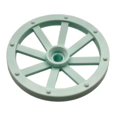 LEGO Wheel Wagon Large 33mm D., Hole Notched for Wheels Holder…