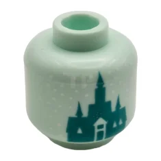 LEGO Hoofd Minifiguur met ijskasteelpatroon