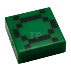 LEGO Tile 1 x 1 with Pixelated  Baby Turtle Shell…
