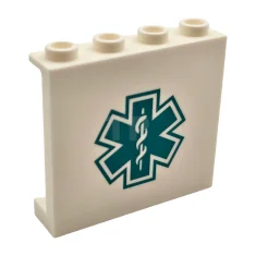 LEGO Panel 1 x 4 x 3 with Side Supports -…