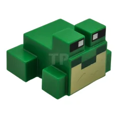 LEGO Minecraft Frog with Black and White Eyes, Green Mouth, Bright…